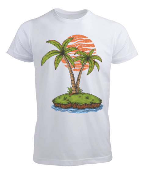 Palmiye Ağacı Erkek Tişört