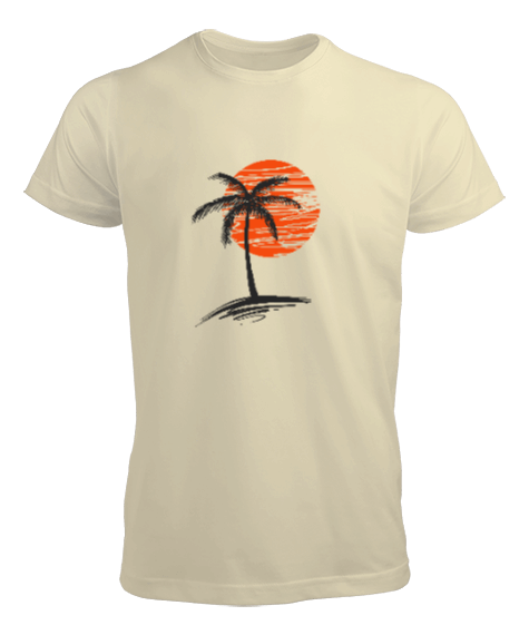 Tisho - Palmiye Güneş ve Yaz Erkek Tişört