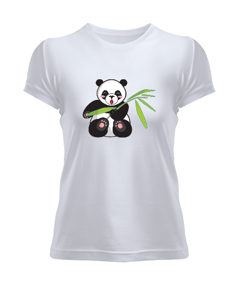 Tisho - Panda baskılı Kadın Tişört