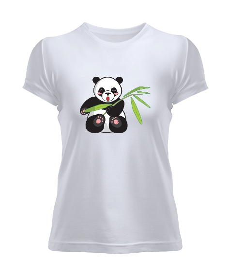 Panda baskılı Kadın Tişört - Tisho