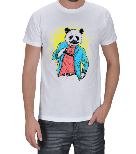 Tisho - Panda - Bear Erkek Tişört