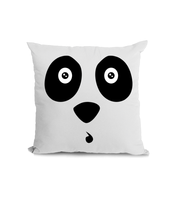Tisho - Panda desenli kırlent Kare Yastık