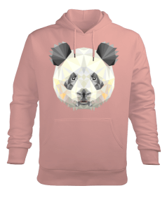 PANDA Erkek Kapüşonlu Hoodie Sweatshirt - Tisho
