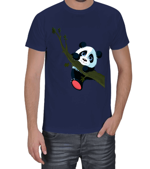 Tisho - panda Erkek Tişört