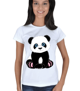Panda Kadın Tişört - Tisho