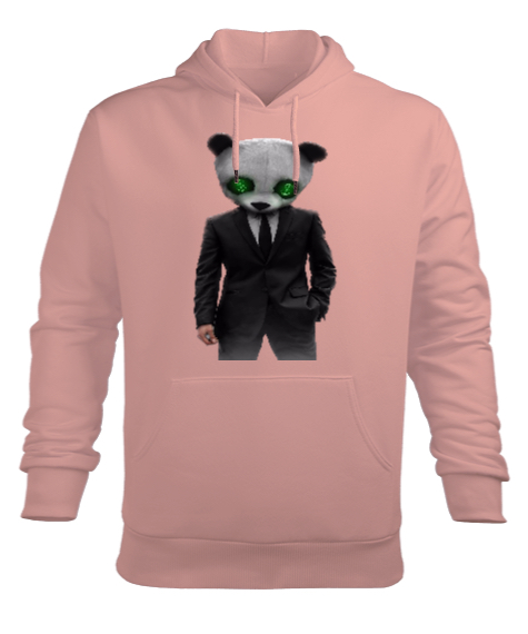 Tisho - Panda kafalı Yavru Ağzı Erkek Kapüşonlu Hoodie Sweatshirt