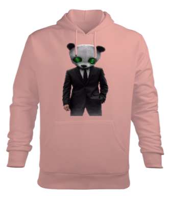 Panda kafalı Yavru Ağzı Erkek Kapüşonlu Hoodie Sweatshirt - Tisho