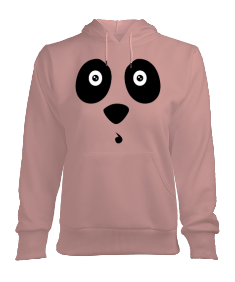 Tisho - panda kapişonlukadın Kadın Kapşonlu Hoodie Sweatshirt