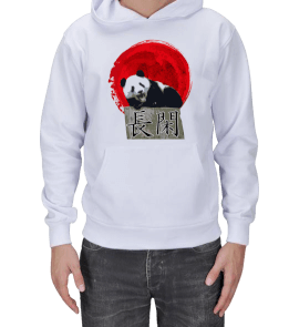 Panda peaceful Erkek Kapşonlu - Tisho