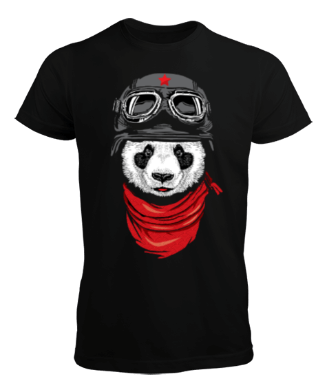 Panda Pilot Erkek Tişört - Tisho