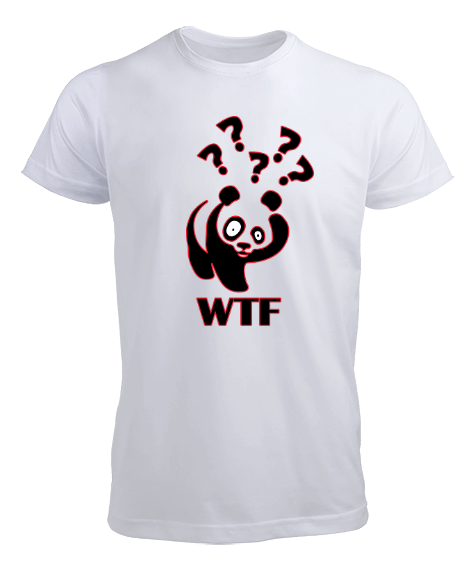 Panda resimli Erkek Tişört - Tisho