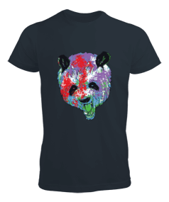 Panda Tasarımlı Erkek Tişört Erkek Tişört - Tisho