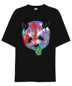 Panda unisex oversize tişört Oversize Unisex Tişört - Tisho