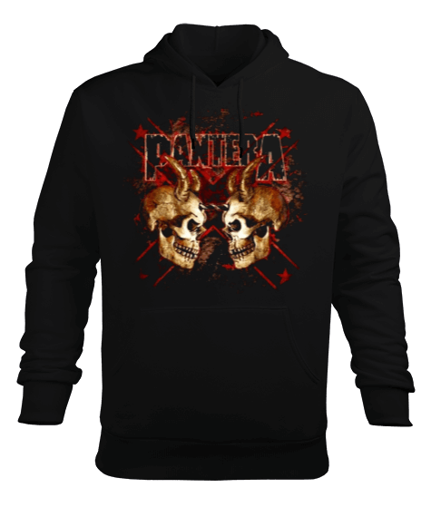 Tisho - Pantera Erkek Kapüşonlu Hoodie Sweatshirt