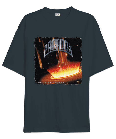 Tisho - Paradox German Rock Tasarım Baskılı Oversize Unisex Tişört