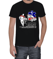 Paramedik Tasarımlı Erkek Tişört - Thumbnail