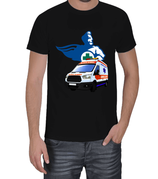 Tisho - Paramedik Tasarımlı Erkek Tişört