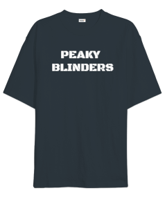 Peaky Blinders figürlü Oversize Unisex Tişört - Thumbnail