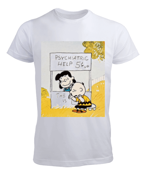 Tisho - Peanuts Charlie Brown Erkek Tişört