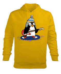 Penguen Erkek Kapüşonlu Hoodie Sweatshirt - Tisho