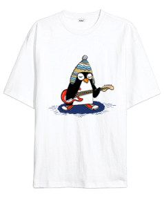 Penguen Oversize Unisex Tişört - Tisho