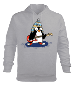PENGUENS Erkek Kapüşonlu Hoodie Sweatshirt - Tisho