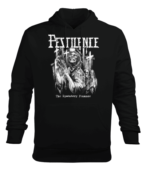 Tisho - Pestilence Erkek Kapüşonlu Hoodie Sweatshirt