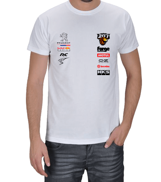 Tisho - Peugeot Motorsports Erkek Tişört