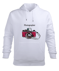 Photographer Genç Tasarım Erkek Kapüşonlu Hoodie Sweatshirt - Tisho