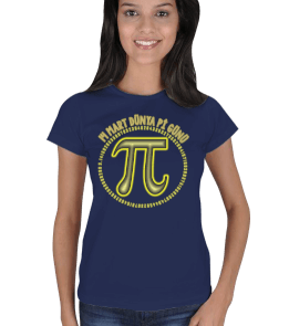 Pi günü BL Kadın Tişört - Tisho