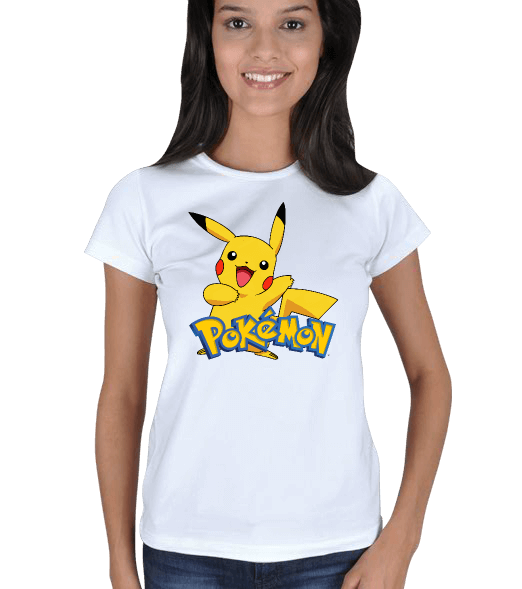 Tisho - Pikachu Bayan Kadın Tişört