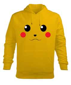 Tisho - Pikachu Erkek Kapüşonlu Hoodie Sweatshirt