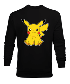 Tisho - pikachu Erkek Sweatshirt