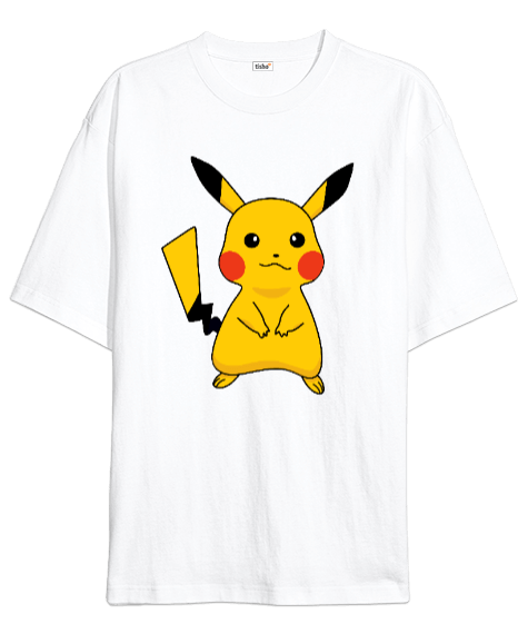 Pikachu Pokemon 1 Oversize Unisex Tişört