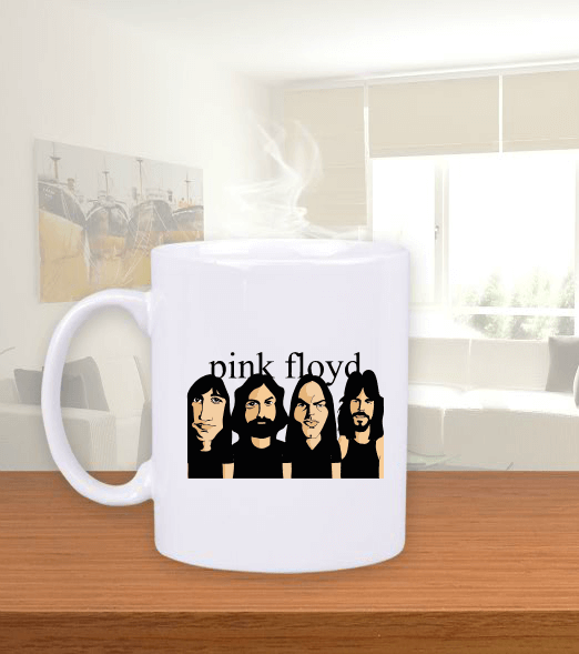 Tisho - pink floyd Beyaz Kupa Bardak