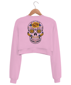 pink phoenix Kadın Crop Sweatshirt - Thumbnail