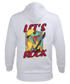 Pintaco Lets Rock Erkek Hoodie Erkek Kapüşonlu Hoodie Sweatshirt - Thumbnail