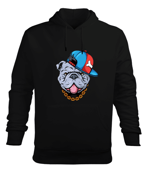 Tisho - Pitbull Agresif Erkek Kapüşonlu Hoodie Sweatshirt