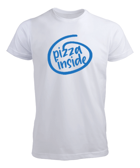Pizza inside Erkek Tişört