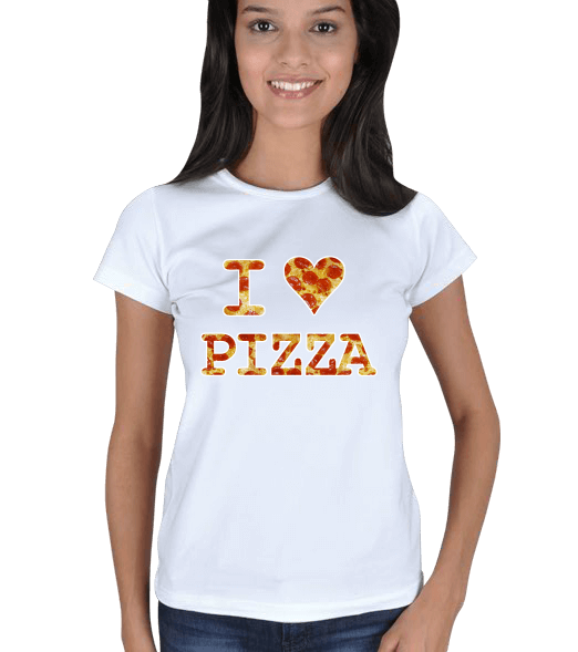 Tisho - Pizza Kadın Tişört