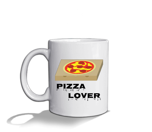 Tisho - Pizza Lover Beyaz Kupa Bardak