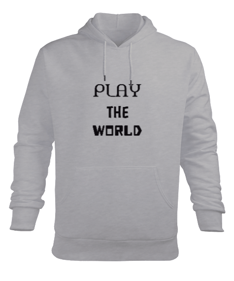 Tisho - Play the world Erkek Kapüşonlu Hoodie Sweatshirt