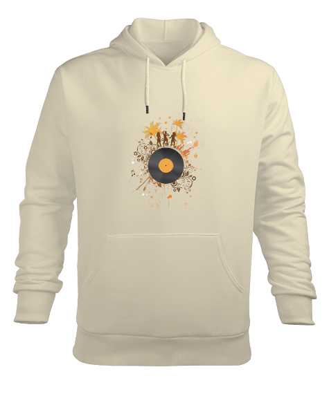 Tisho - PLAY YOUR SPIRIT MUSIC Erkek Kapüşonlu Hoodie Sweatshirt