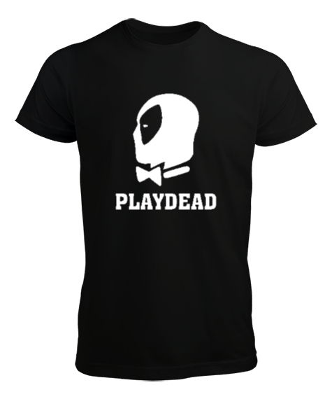 Tisho - Playdead - Ölüyü Oyna Siyah Erkek Tişört