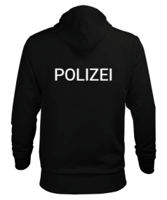 POLIZEI UNISEX Erkek Kapüşonlu Hoodie Sweatshirt - Thumbnail