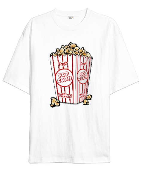 Tisho - Popcorn Oversize Unisex Tişört