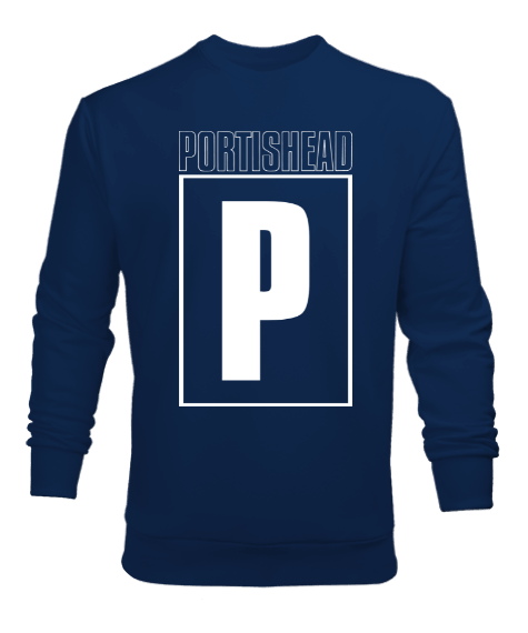 Tisho - Portishead Dummy Blue Erkek Sweatshirt