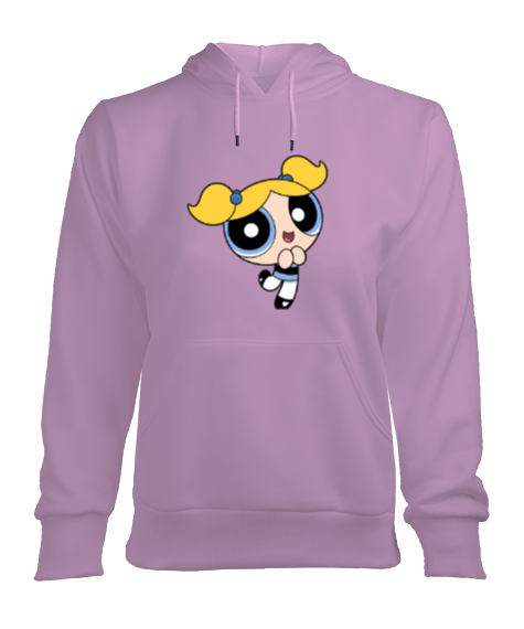 Tisho - powerpuff girls Kadın Kapşonlu Hoodie Sweatshirt