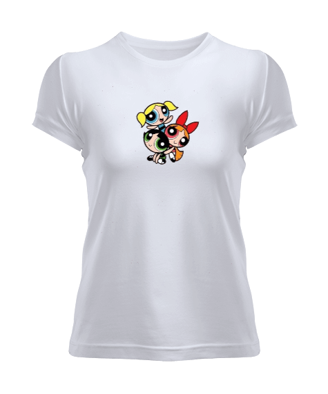 Tisho - Powerpuff Girls T-shirt Kadın Tişört