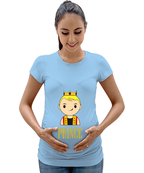 Tisho - Prens bebek Kadın Hamile Tişört